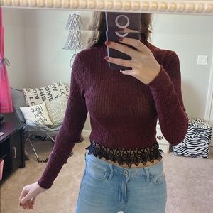 Cropped sweater